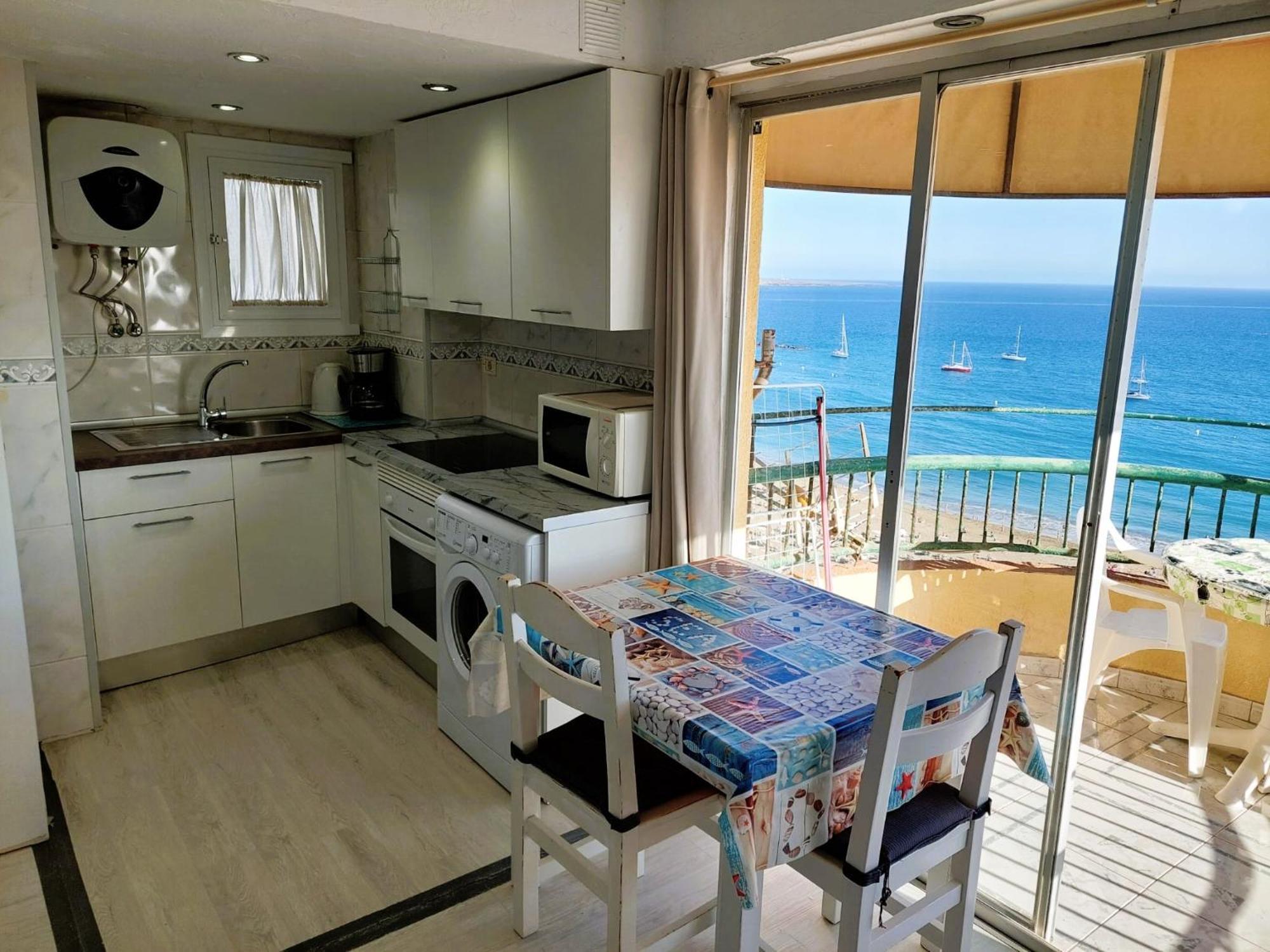 Frontal Ocean View Torres Del Sol Apartment Los Cristianos  Ngoại thất bức ảnh