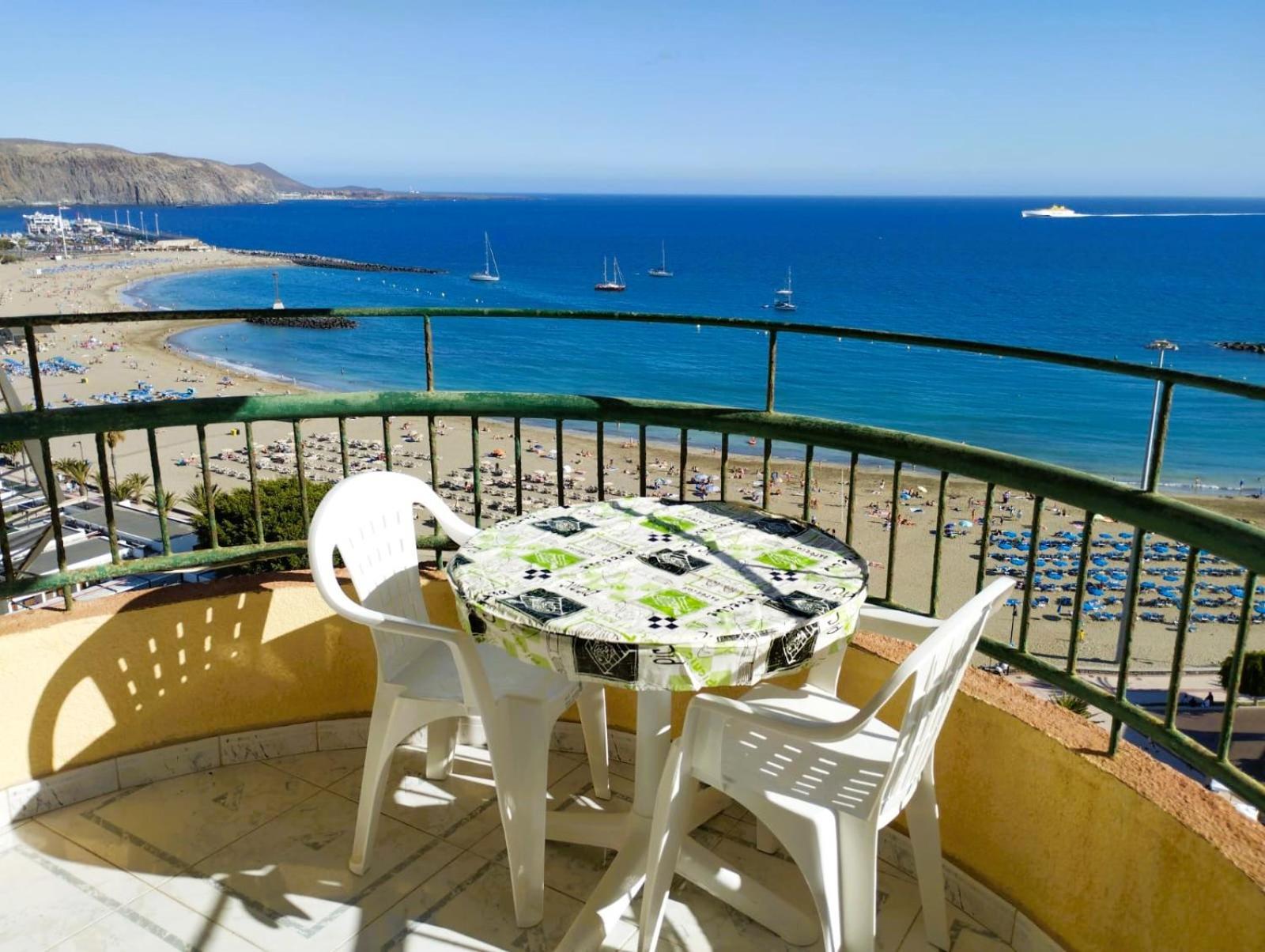 Frontal Ocean View Torres Del Sol Apartment Los Cristianos  Ngoại thất bức ảnh